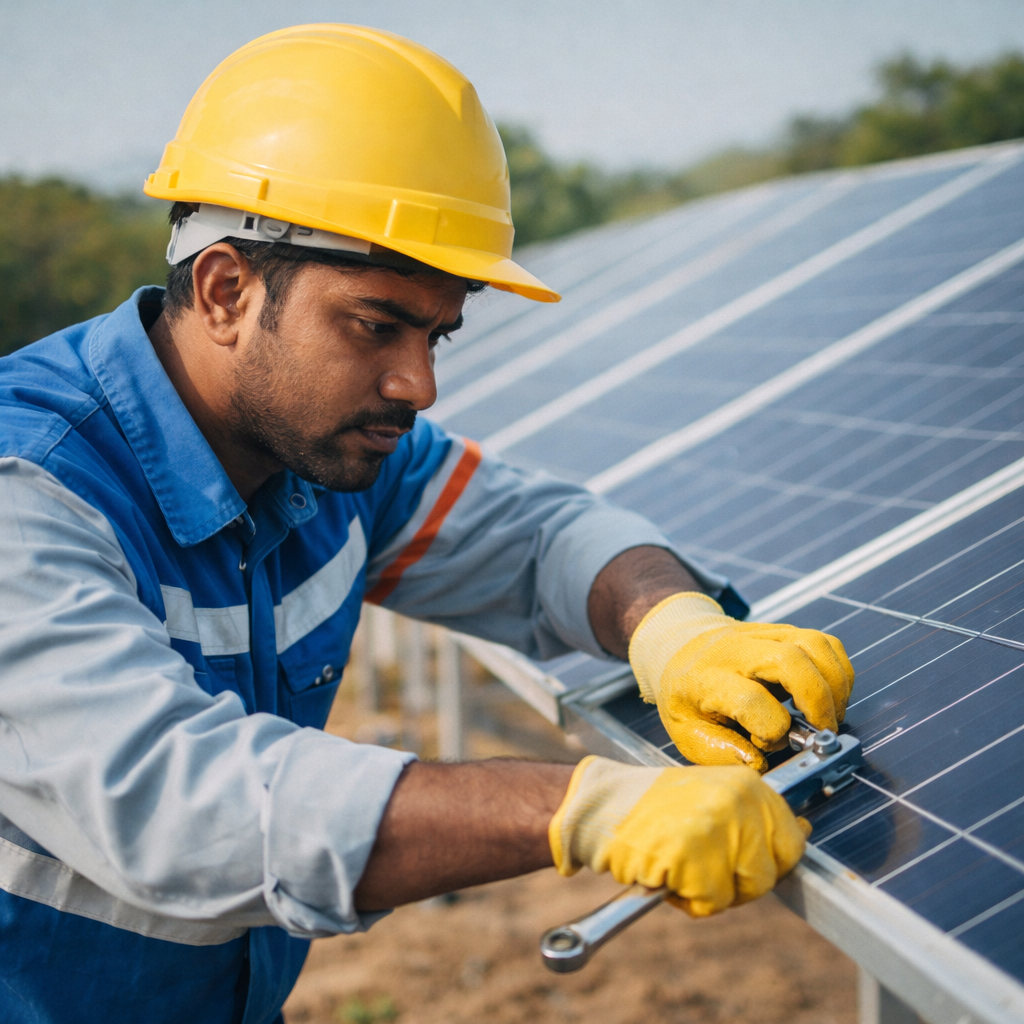 Solar energy monitoring system in Jharkhand